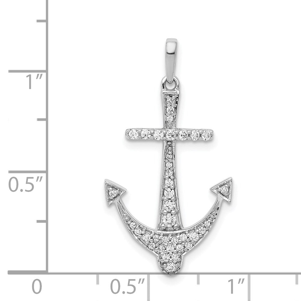 Diamond Anchor Pendants
