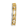 14k 3/8 carat Diamond Om Symbol Chain Slide