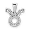 Gold Diamond Zodiac Pendant