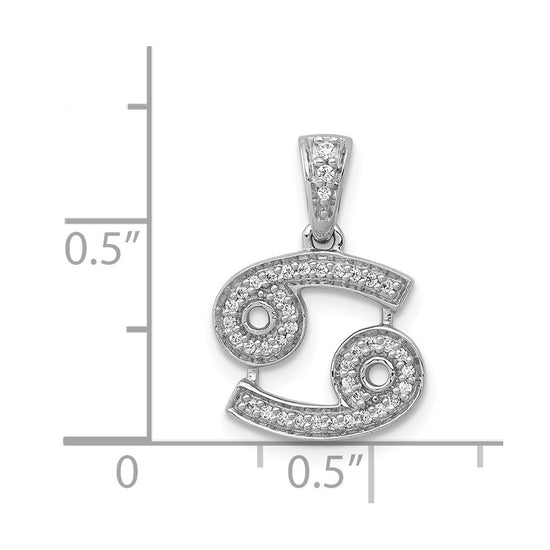 Gold Diamond Zodiac Pendant