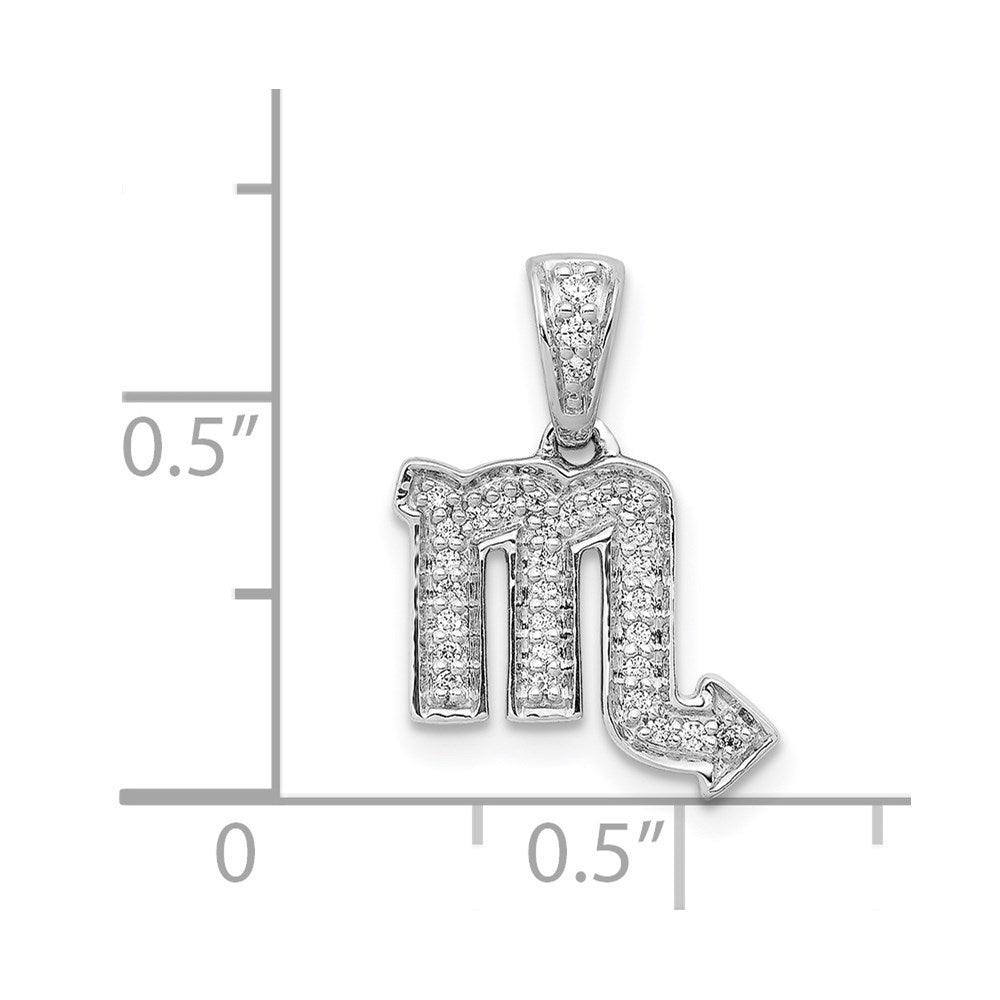 Gold Diamond Zodiac Pendant
