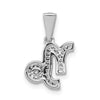 Gold Diamond Zodiac Pendant
