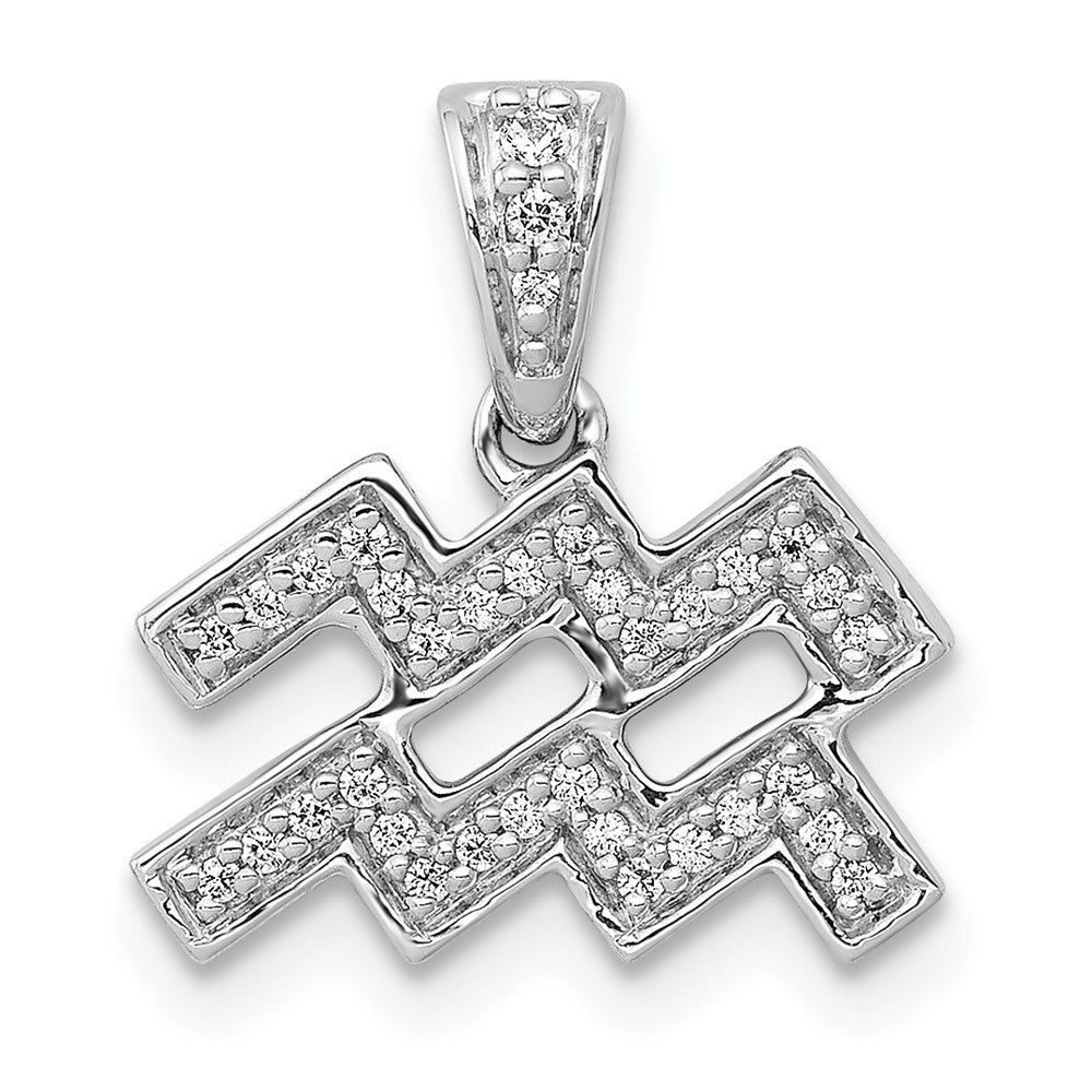 Gold Diamond Zodiac Pendant