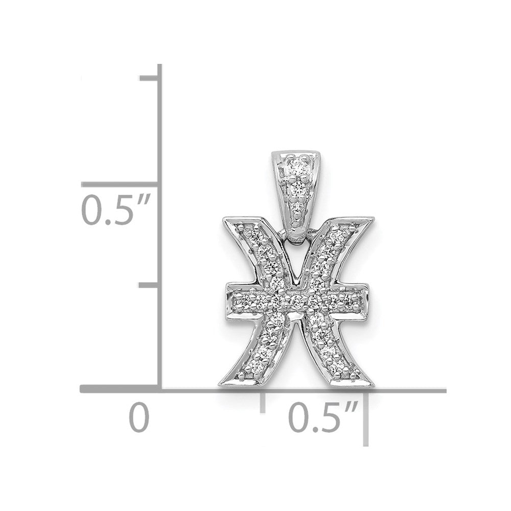 Gold Diamond Zodiac Pendant