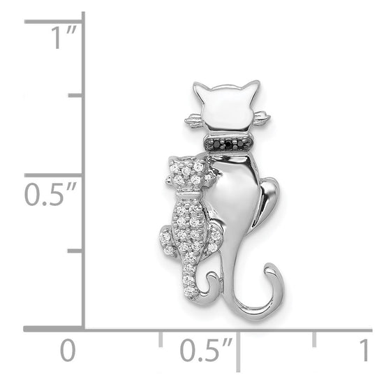 Gold Polished Cat Pendants