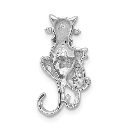 Gold Polished Cat Pendants