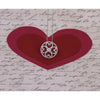 14k White Gold 1/2 carat Diamond Vintage Hearts Pendant 18 inch Necklace