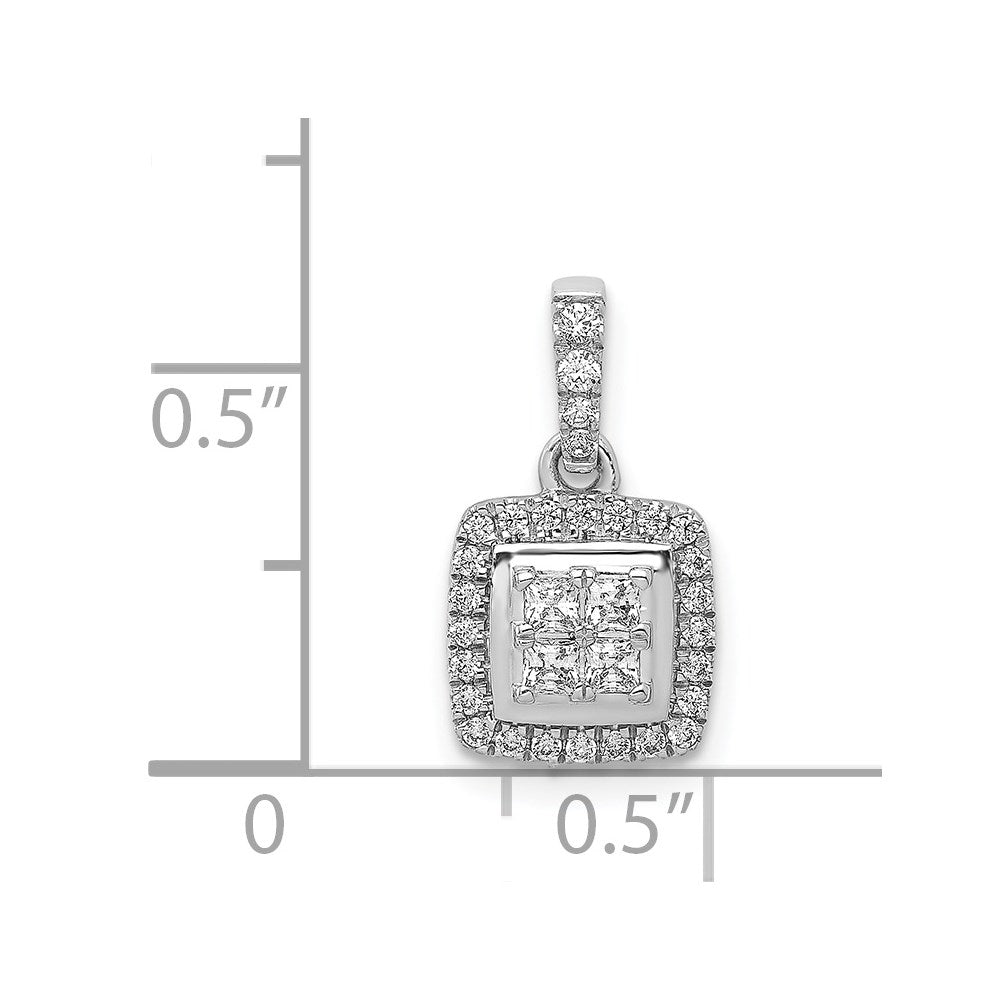 Diamond Square Cluster Pendants