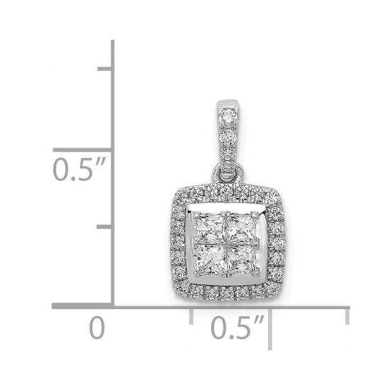 Diamond Square Cluster Pendants