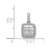 Diamond Square Cluster Pendants