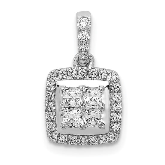 Diamond Square Cluster Pendants