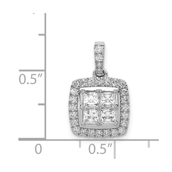 Diamond Square Cluster Pendants