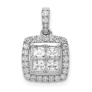 Diamond Square Cluster Pendants