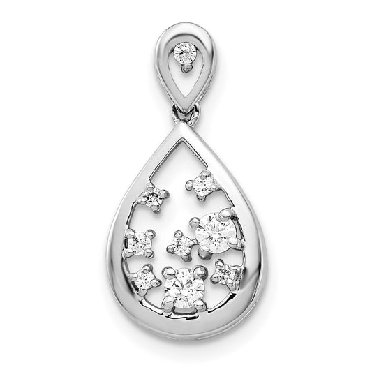 Diamond Fancy Tear Drop Pendants