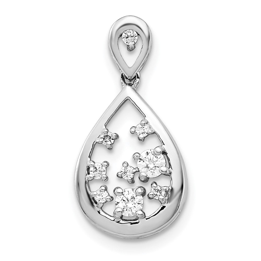 Diamond Fancy Tear Drop Pendants