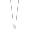 14kw Round Lab Grown Diamond Solitaire Necklace