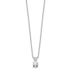 14kw Round Lab Grown Diamond Solitaire Necklace