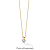 14ky Round Lab Grown Diamond Solitaire Pendant