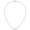 Diamond Curved Bar Necklaces