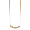 Diamond Curved Bar Necklaces