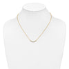 Diamond Curved Bar Necklaces
