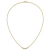 Diamond Curved Bar Necklaces