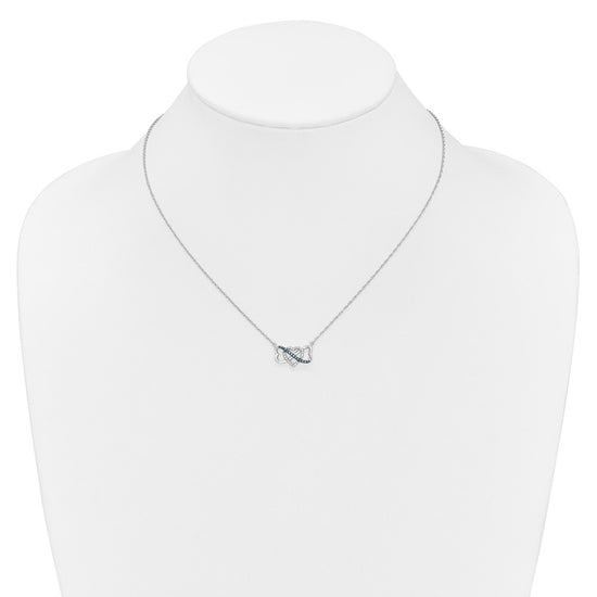 Diamond Triple Heart Necklaces