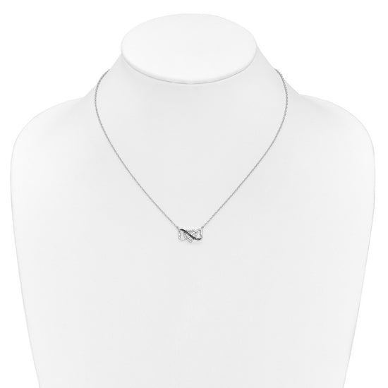 Diamond Triple Heart Necklaces
