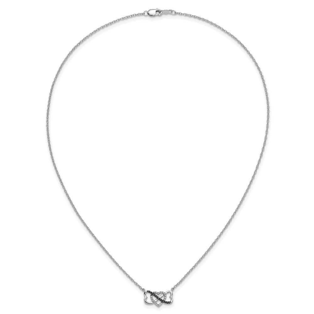 Diamond Triple Heart Necklaces