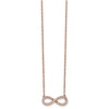 Diamond Infinity Symbol Necklaces