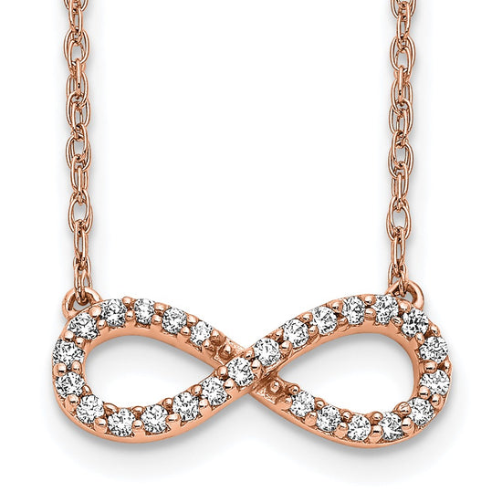 Diamond Infinity Symbol Necklaces