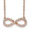 Diamond Infinity Symbol Necklaces