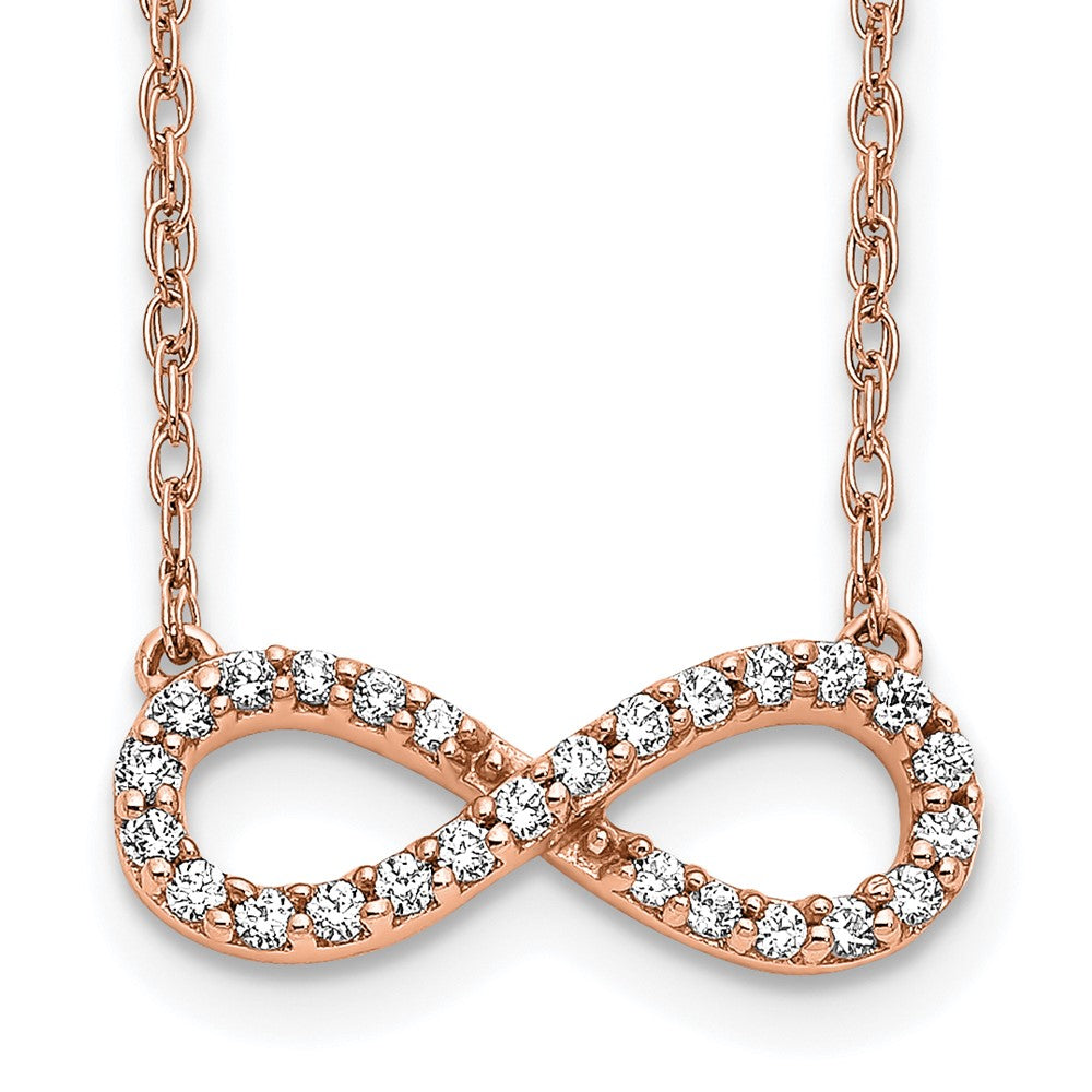 Diamond Infinity Symbol Necklaces