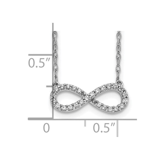 Diamond Infinity Symbol Necklaces