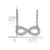 Diamond Infinity Symbol Necklaces
