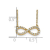 Diamond Infinity Symbol Necklaces