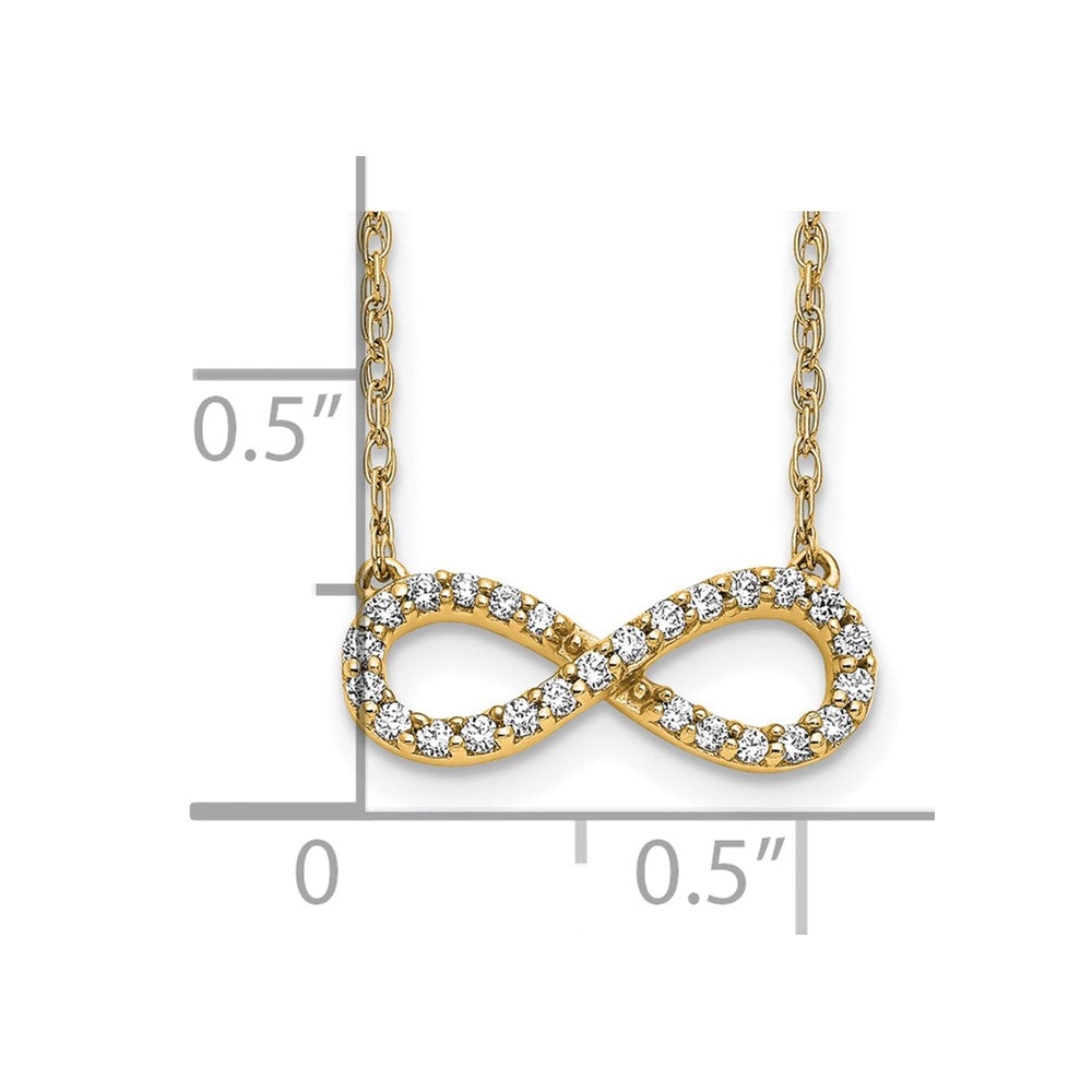 Diamond Infinity Symbol Necklaces