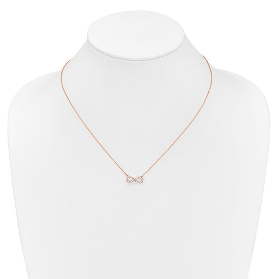 Diamond Infinity Symbol Necklaces