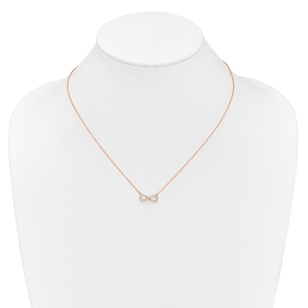Diamond Infinity Symbol Necklaces