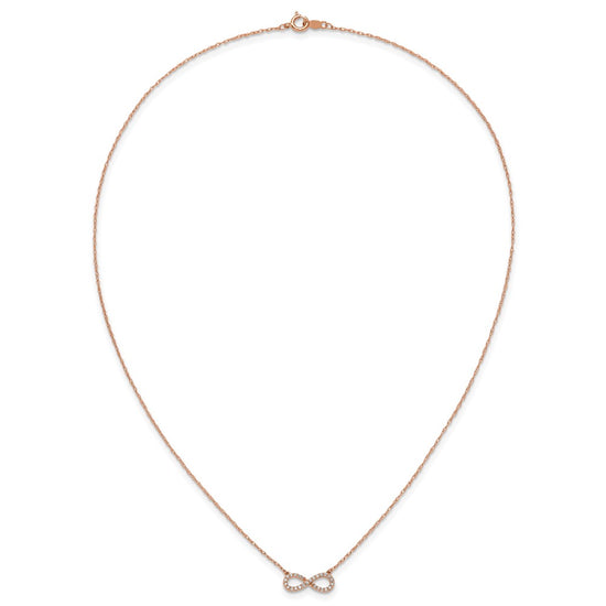 Diamond Infinity Symbol Necklaces