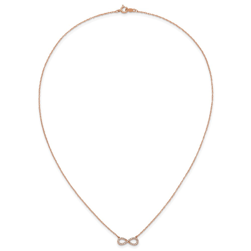 Diamond Infinity Symbol Necklaces