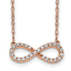 Diamond Infinity Symbol Necklaces