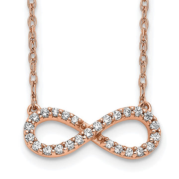 Diamond Infinity Symbol Necklaces