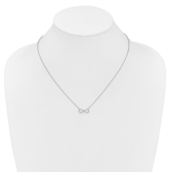 Diamond Infinity Symbol Necklaces