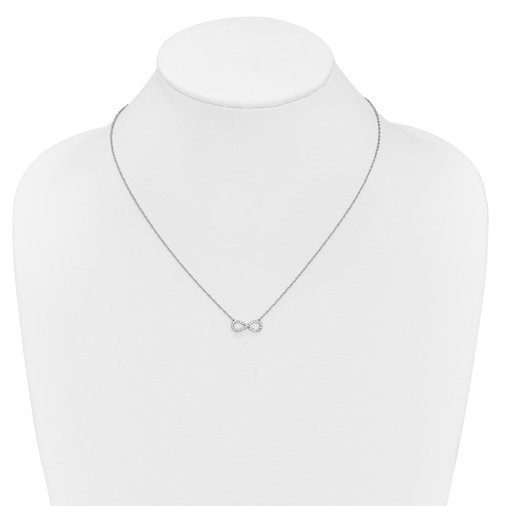 Diamond Infinity Symbol Necklaces