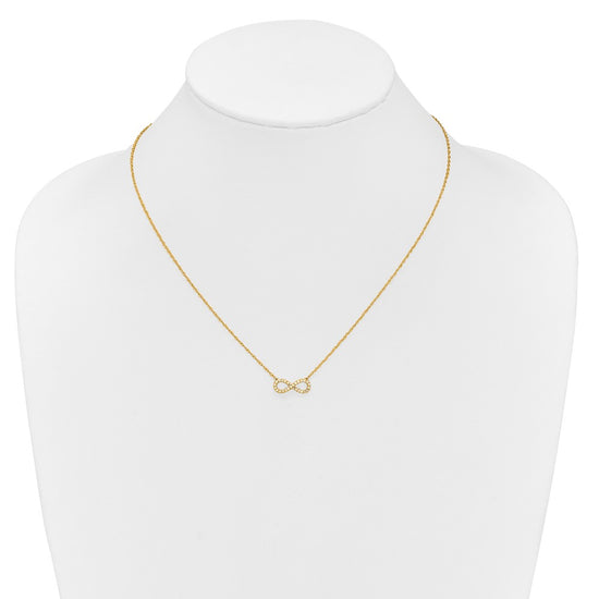 Diamond Infinity Symbol Necklaces