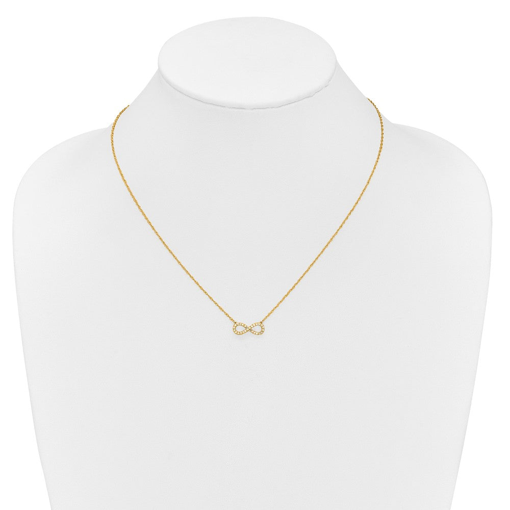 Diamond Infinity Symbol Necklaces