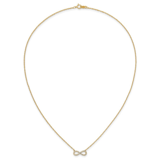 Diamond Infinity Symbol Necklaces
