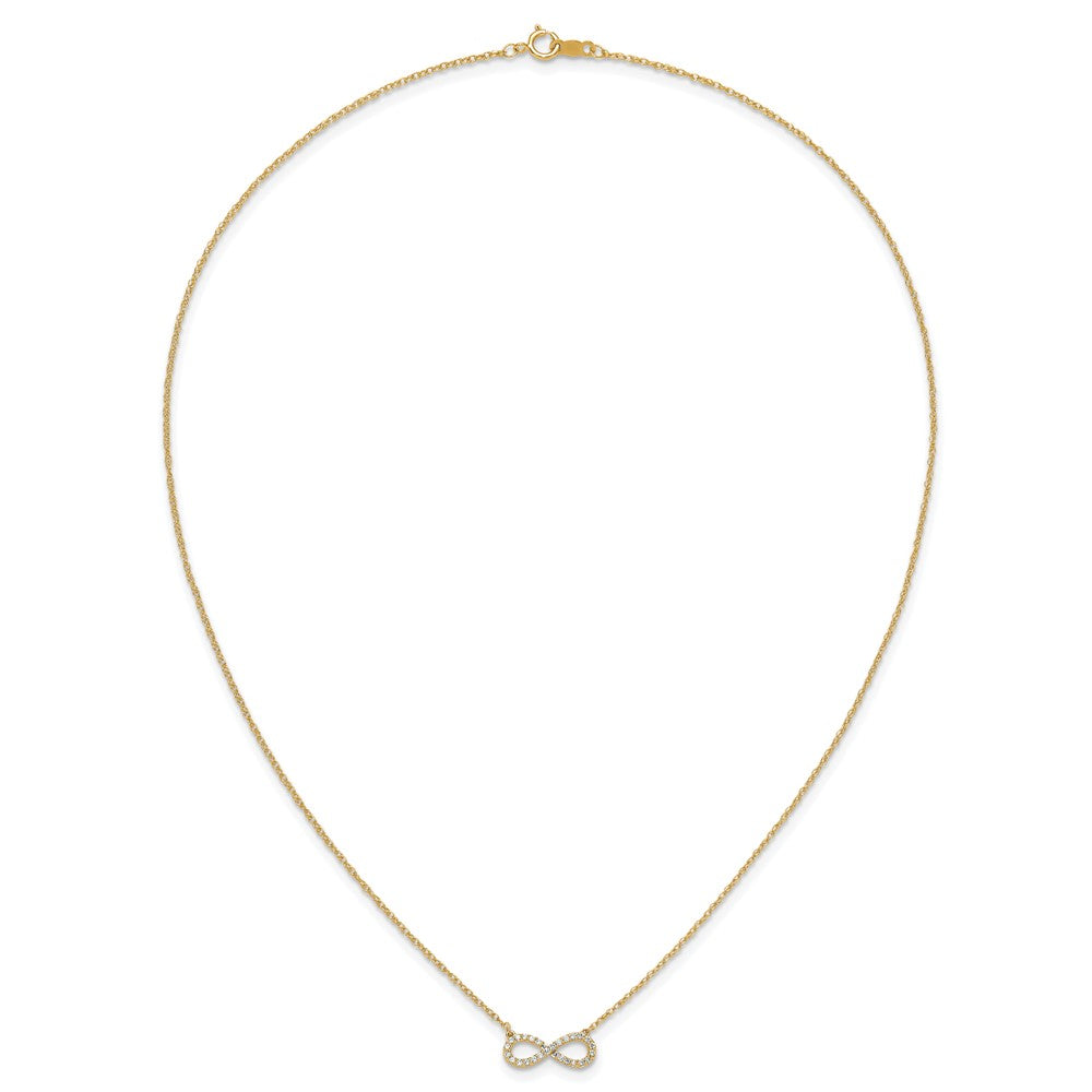 Diamond Infinity Symbol Necklaces