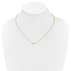 Diamond Sideways Cross Necklaces